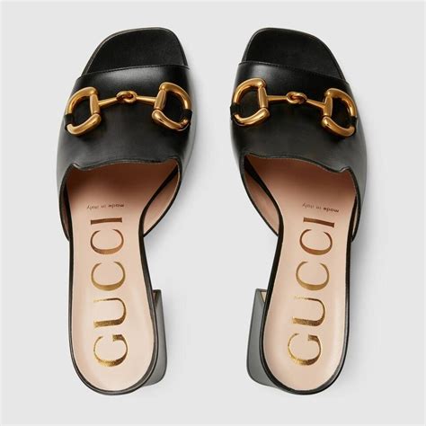 gucci horsebit slides|gucci horsebit sandals heels.